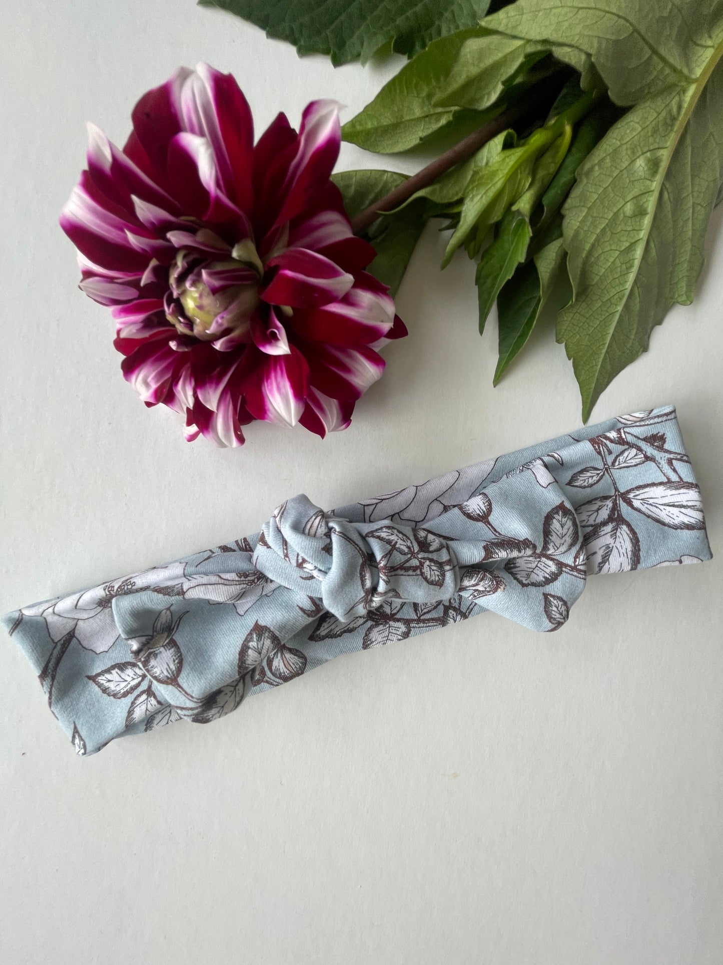 Blue Floral Headband