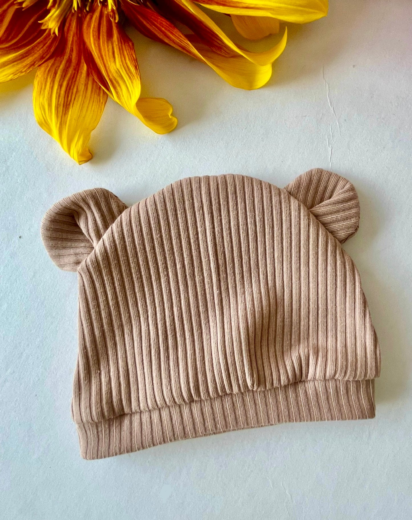 Teddy Bear Beanie- Newborn