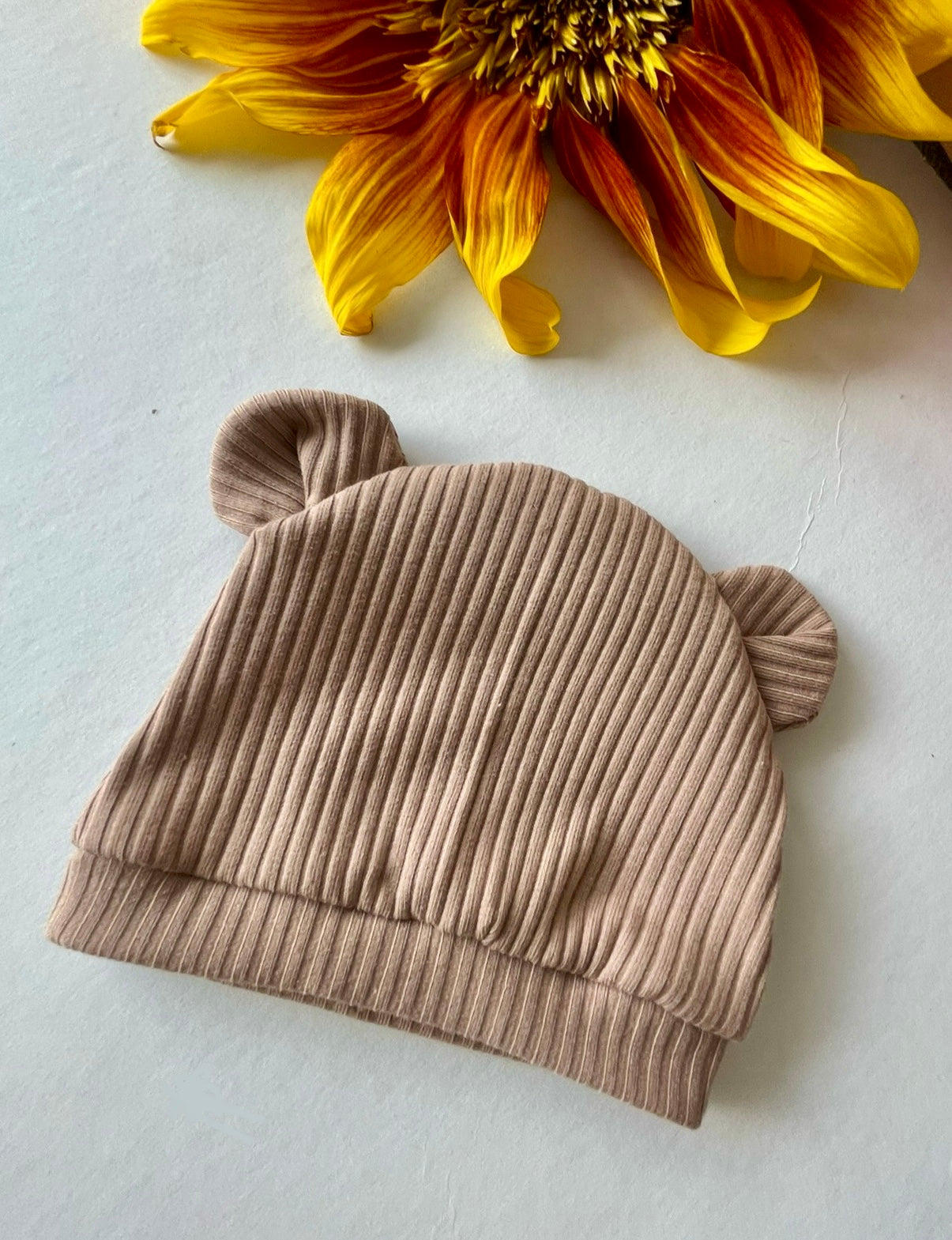 Teddy Bear Beanie- Newborn