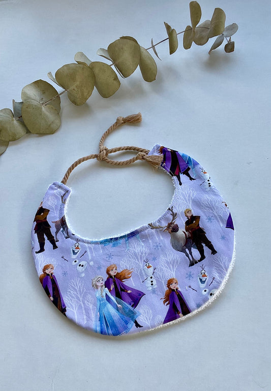 Circle Baby Bib- Frozen